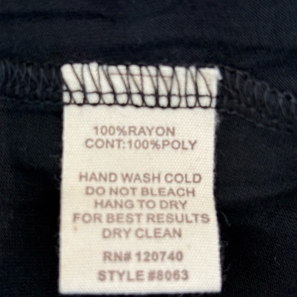 Mystree Tutu Slip Petticoat Black Knit Spaghetti Straps Tulle Ruffle M - Picture 7 of 7